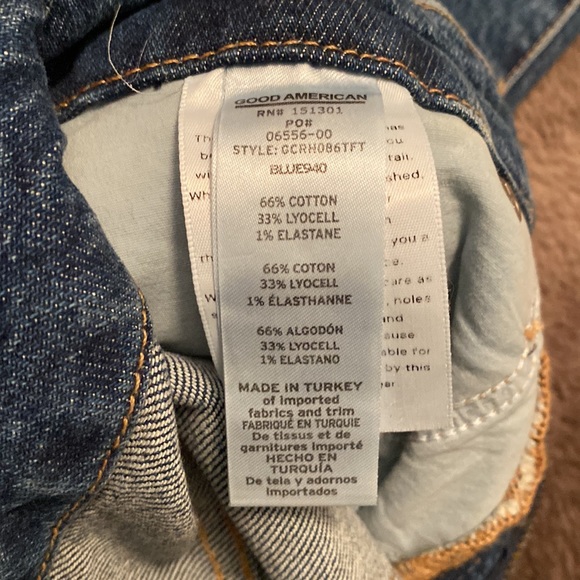 Good American jeans. Size 4/27. Inseam 28. With tags. - Picture 4 of 5